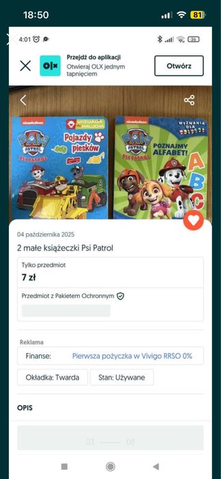 Paczka książki plus koszulki