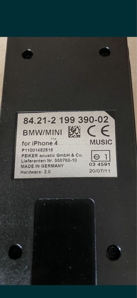 Adapter BMW + iPhone 4