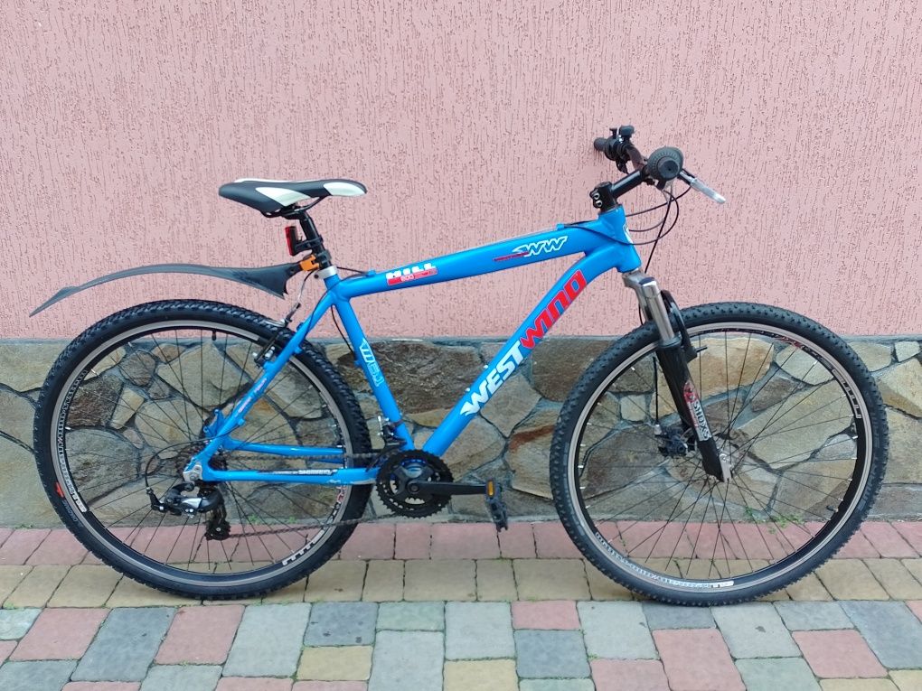 Велосипед з німеччини гірський westwind hill 800 28 колеса shimano