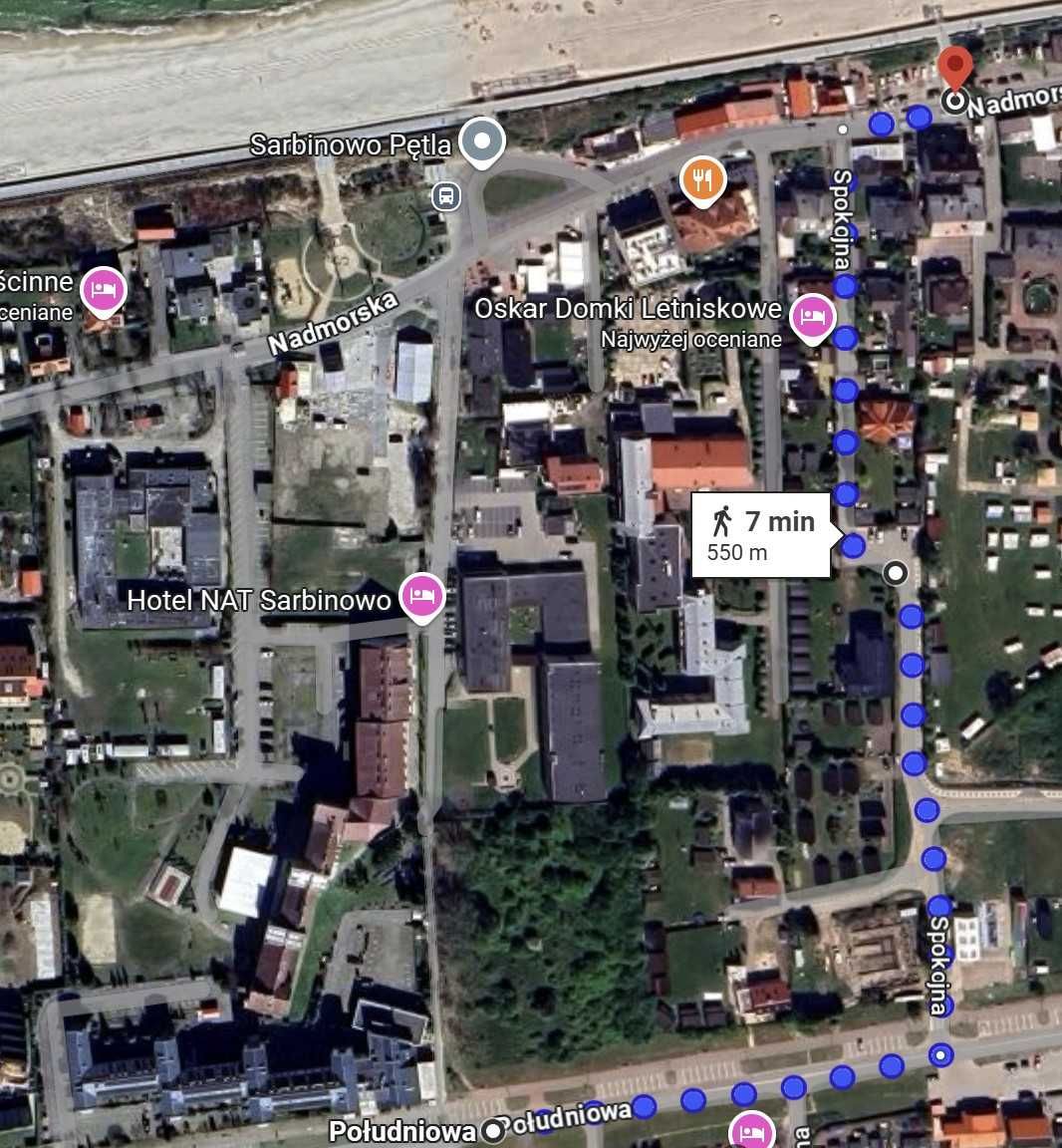 Apartament nad morzem 300m do plaży od 250 PLN dla 2-5 osób Sarbinowo