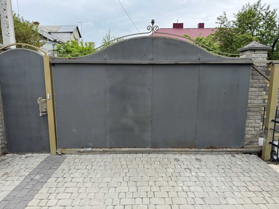 Ворота металеві відкатні