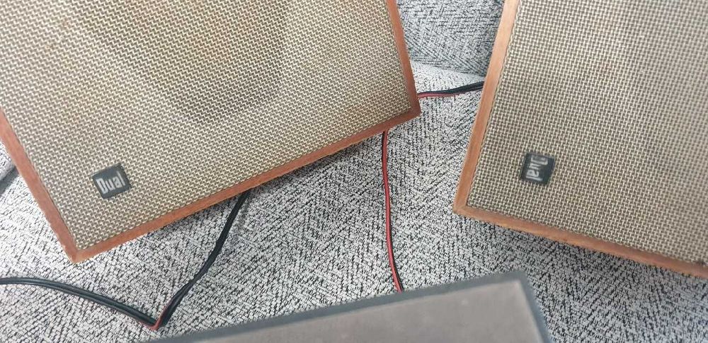 Adapter DUAL - z radiem i wzmacniaczem - gramofon - retro - oryginalny