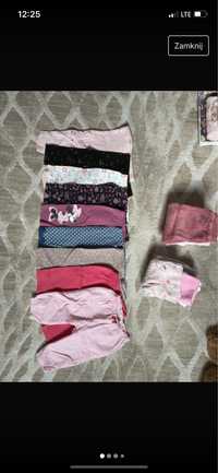 18 par spodni niemowlęcych dziewczęcych 62 cm