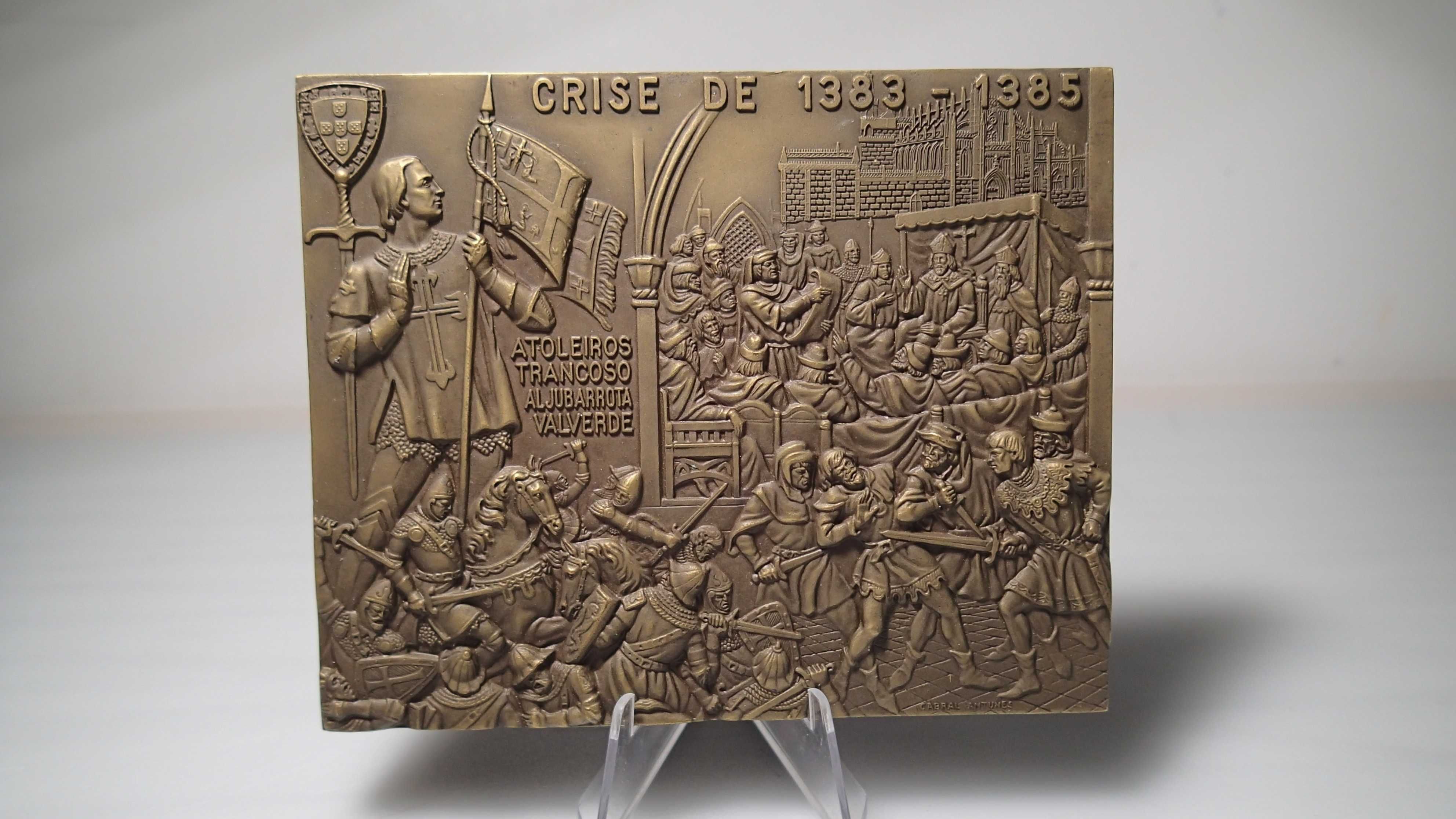 Placa em Bronze da Crise de 1383_ 1385