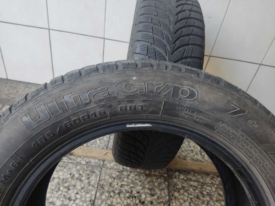 ZIMOWE Goodyear 7 185/60/15 88T 2x4.85mm cena za 2szt MONTAŻ ZIMA