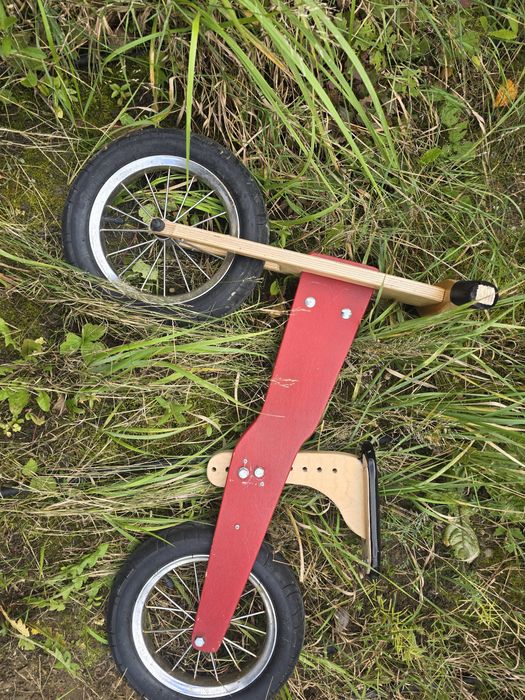 Rowerek biegowy drewniany