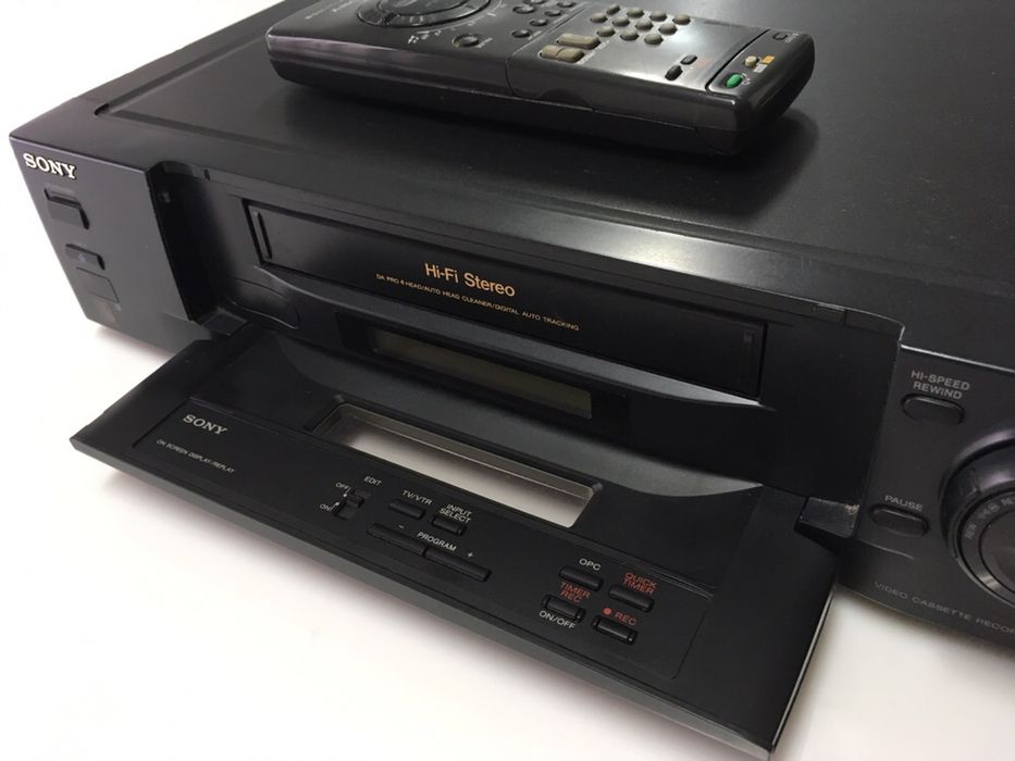 Video Gravador VHS Sony com comando