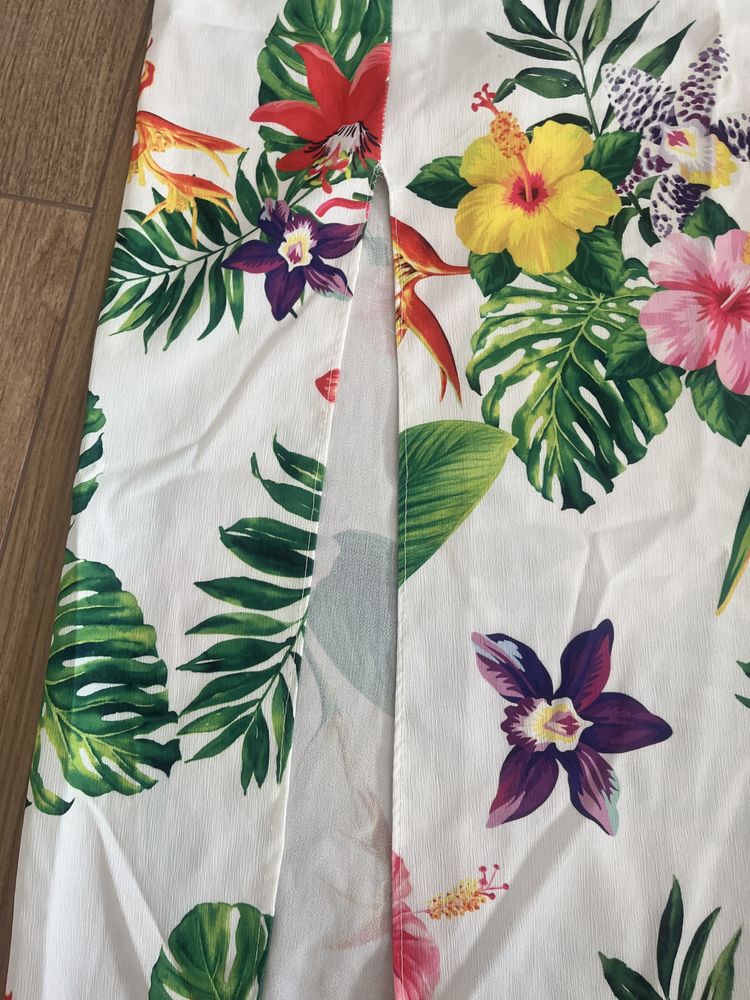 Spódnica maxi w kwiaty (letnia)