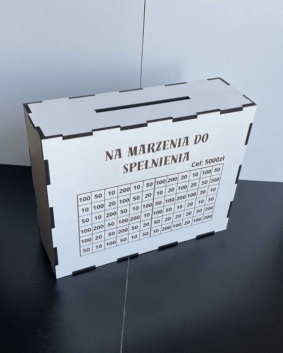 Skarbonka Wykreślanka – Oszczędzaj i Spełniaj Marzenia