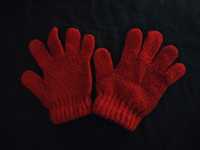 Rękawiczki burgundowe