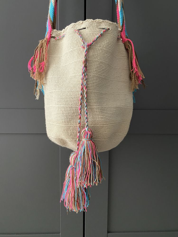 Wayuu kolumbijska ręcznie tkana torba