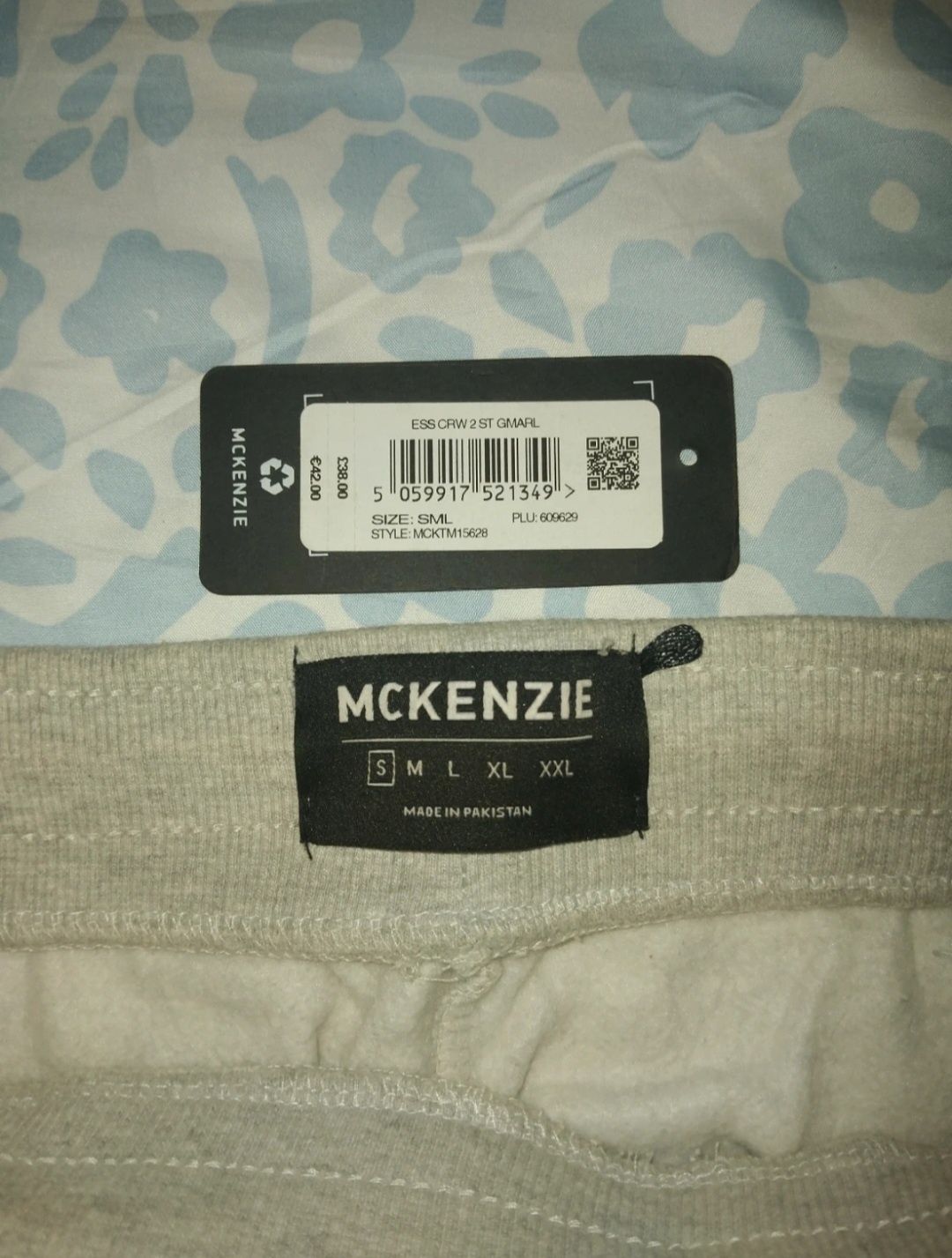 Mckenzie essential cinza calças fato de treino