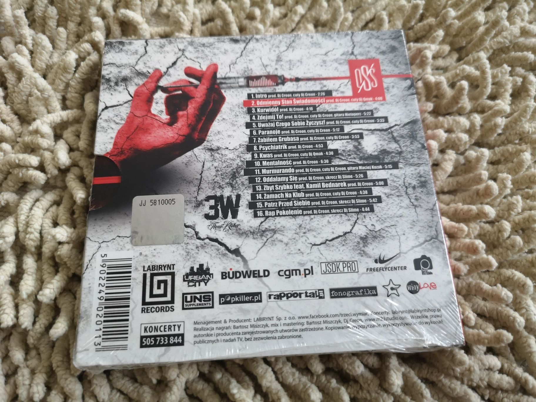 (CD) Trzeci Wymiar - Odmienny Stan Świadomości | Nullo | NOWA W FOLII