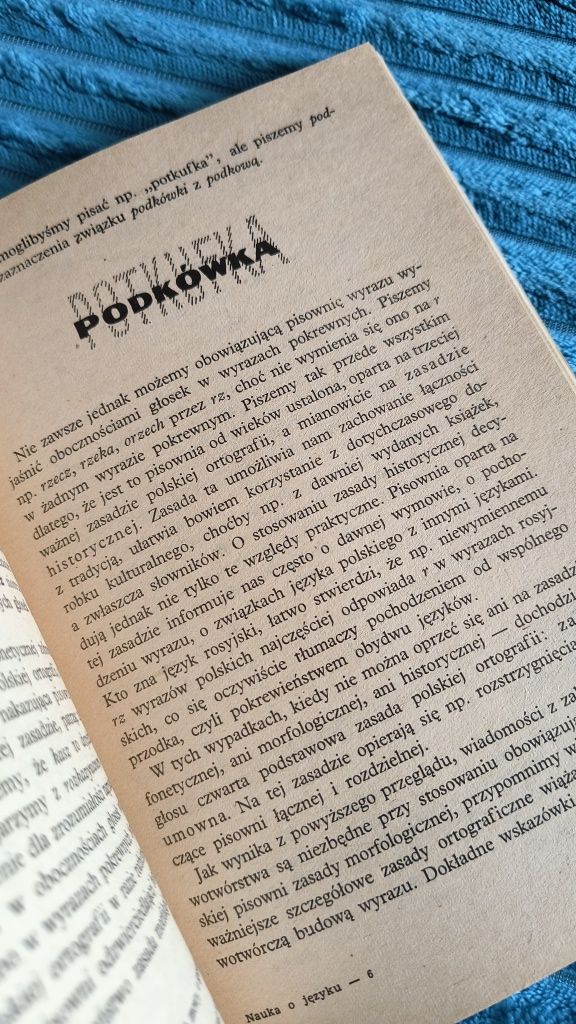 Nauka o języku Podręcznik dla zasadniczej szkoły zawodowej