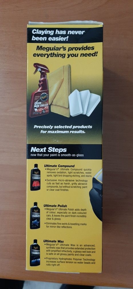 Srodek do nadawania połysku farby MEGUIARS Smooth Surface Clay Kit