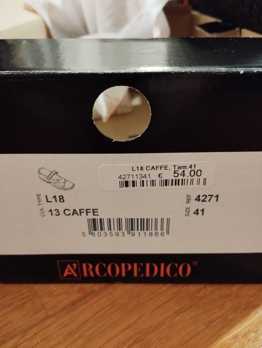 Sapatos Arcopedico - Novas sem etiqueta - nunca usadas