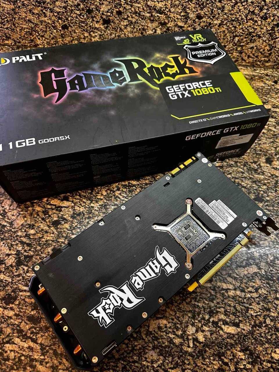 Видеокарта PALIT Game ROCK GTX 1080 Ti-11GB Любые тесты!