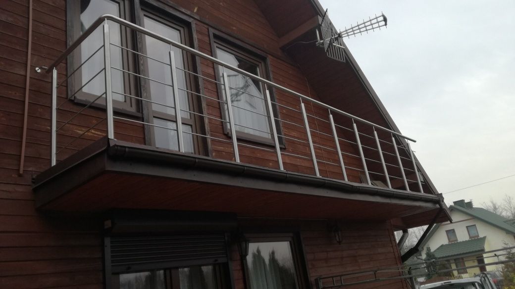 Balustrada nierdzewna Schody Poręcz