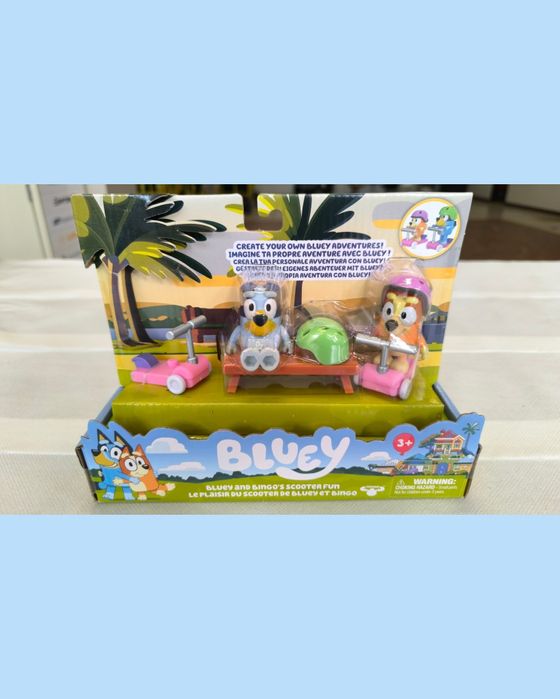 Bluey - Aventura de Trotinete! Figuras