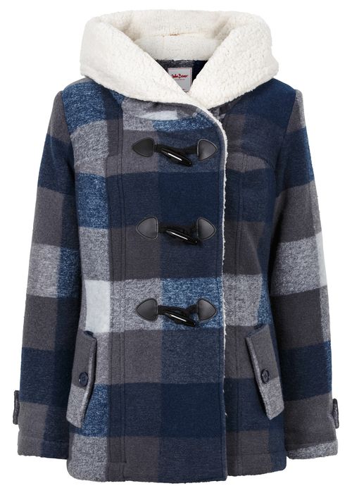 Kurtka wełniana na podszewce "baranku"