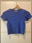 Cropp grafitowy crop top