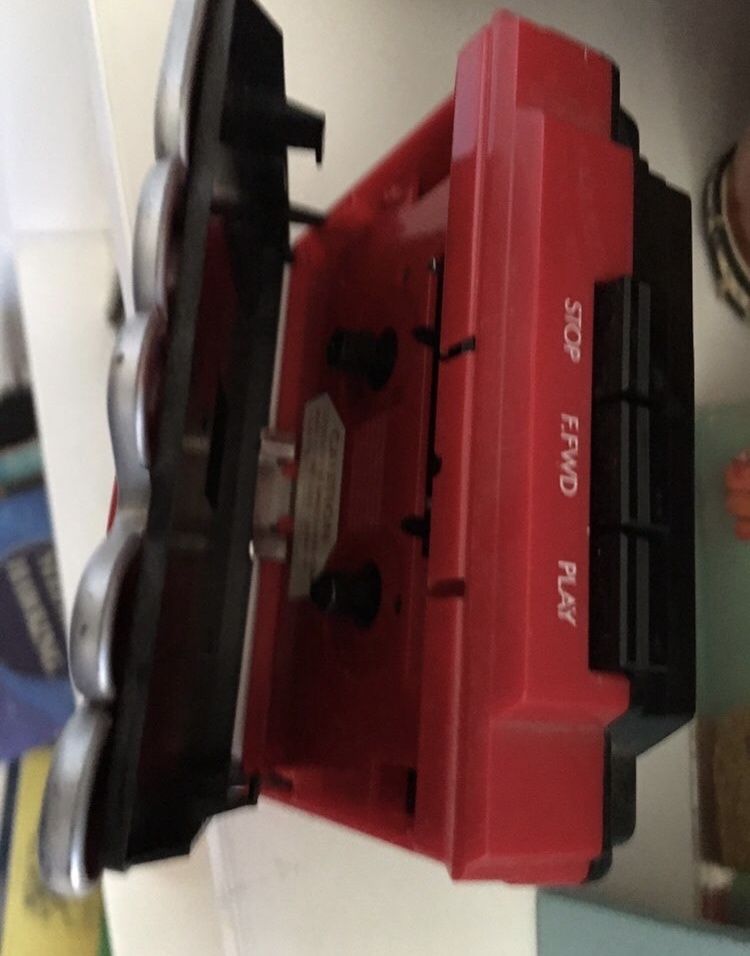 Leitor portatil cassetes walkman antigo anos 80