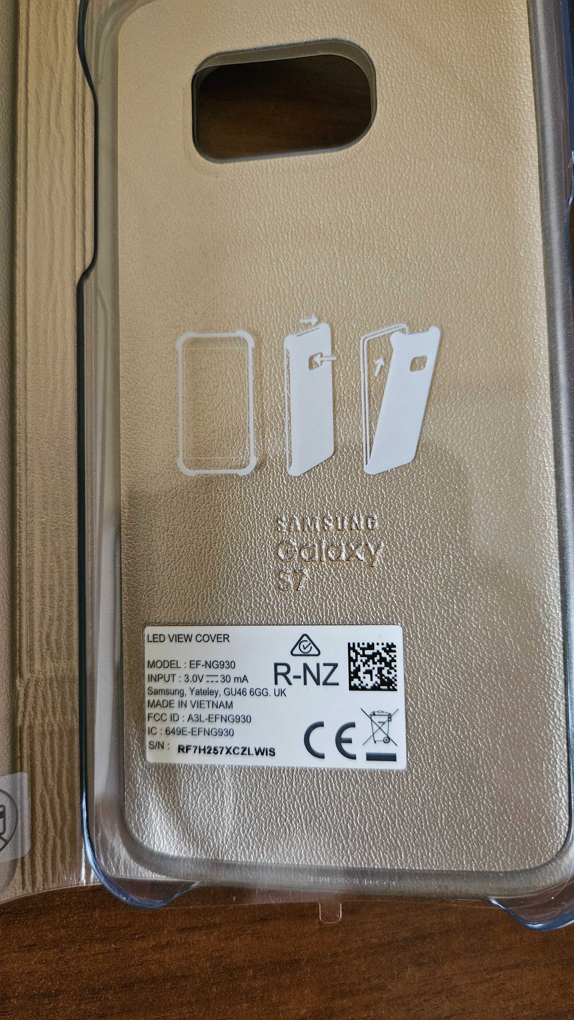 Etui Samsung Galaxy S7 Wallet Oryginalne kolor złoty