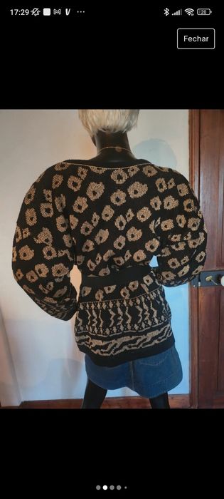 Camisola Malha Vintage