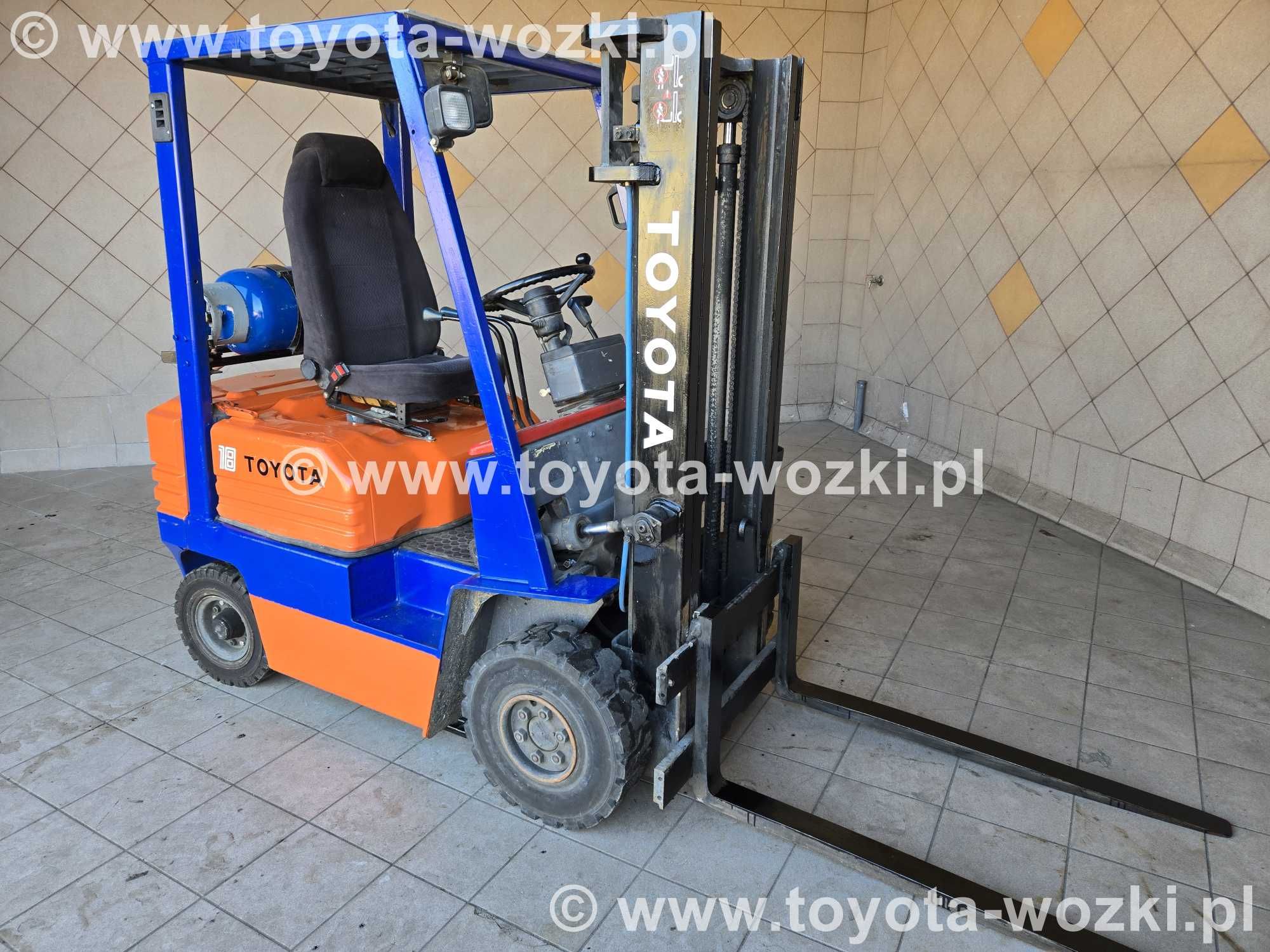 Wózek Widłowy TOYOTA 5FG18 , Wózki Widłowe TOYOTA 5FGF18 widlak LINDE