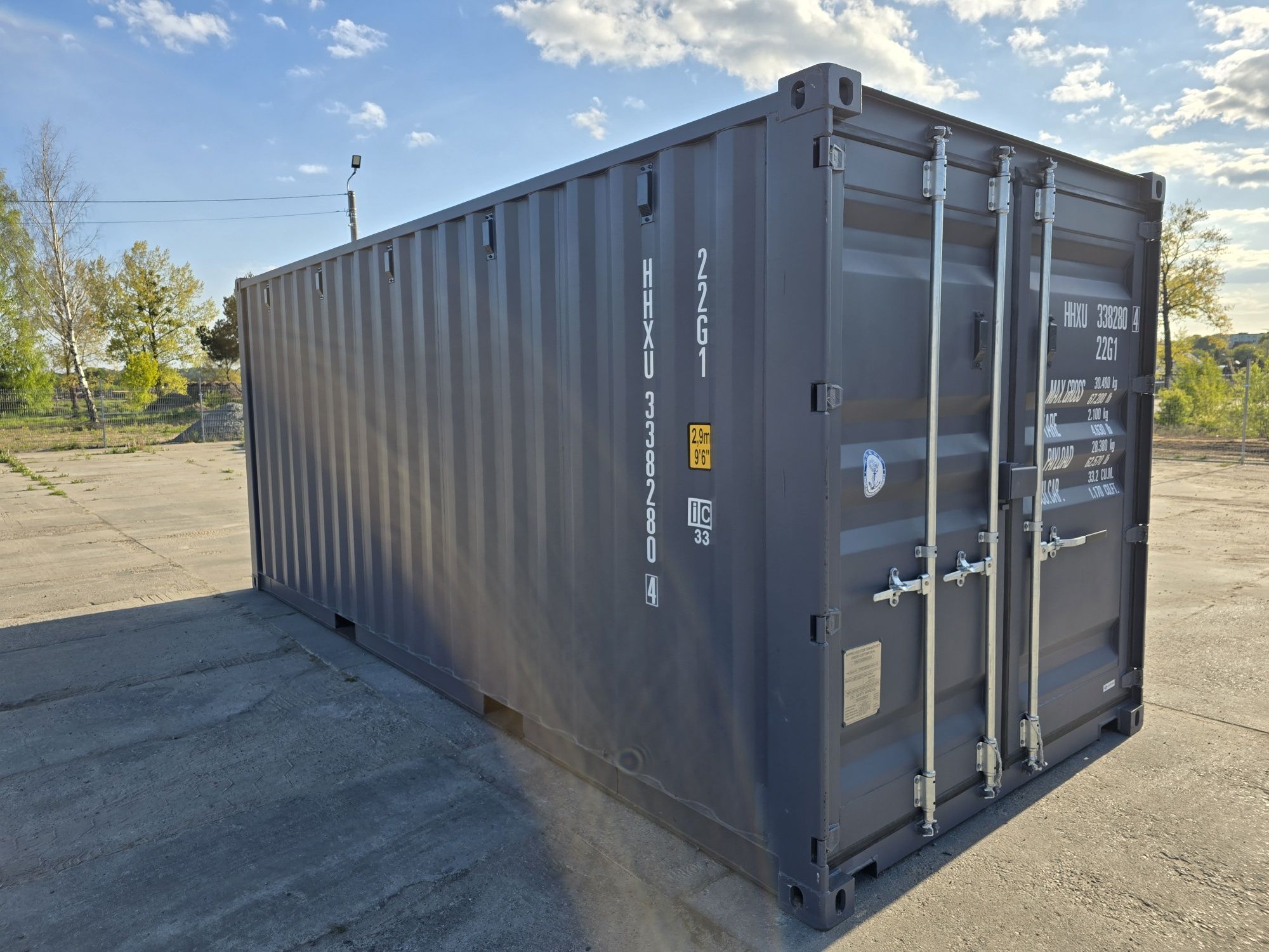 Nowy Kontener 20 DV One Way + Transport + Dźwig w cenie