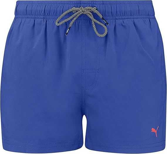 Szorty Kąpielowe PUMA Swim S Męskie Plażowe Z Kieszeniami Niebieskie