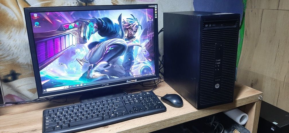 Mocny Komputer Procesor i5, Ram 16 gb,Nvidia Quadro, DUŻY Monitor 22,