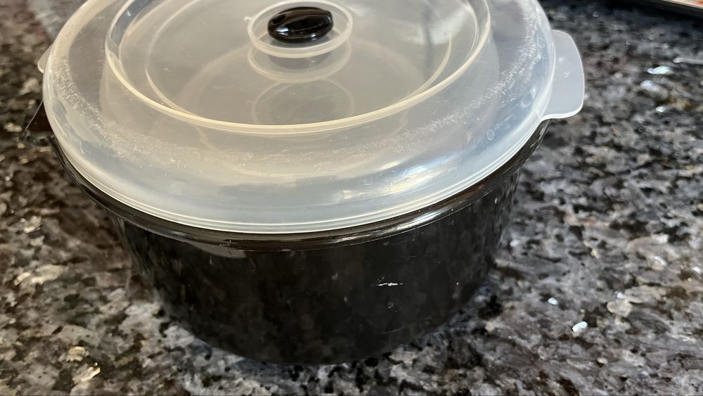 Conjunto 3 recipientes microondas p/ arroz e vapor