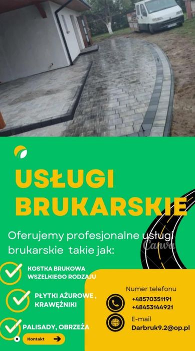 Kompleksowe usługi brukarskie