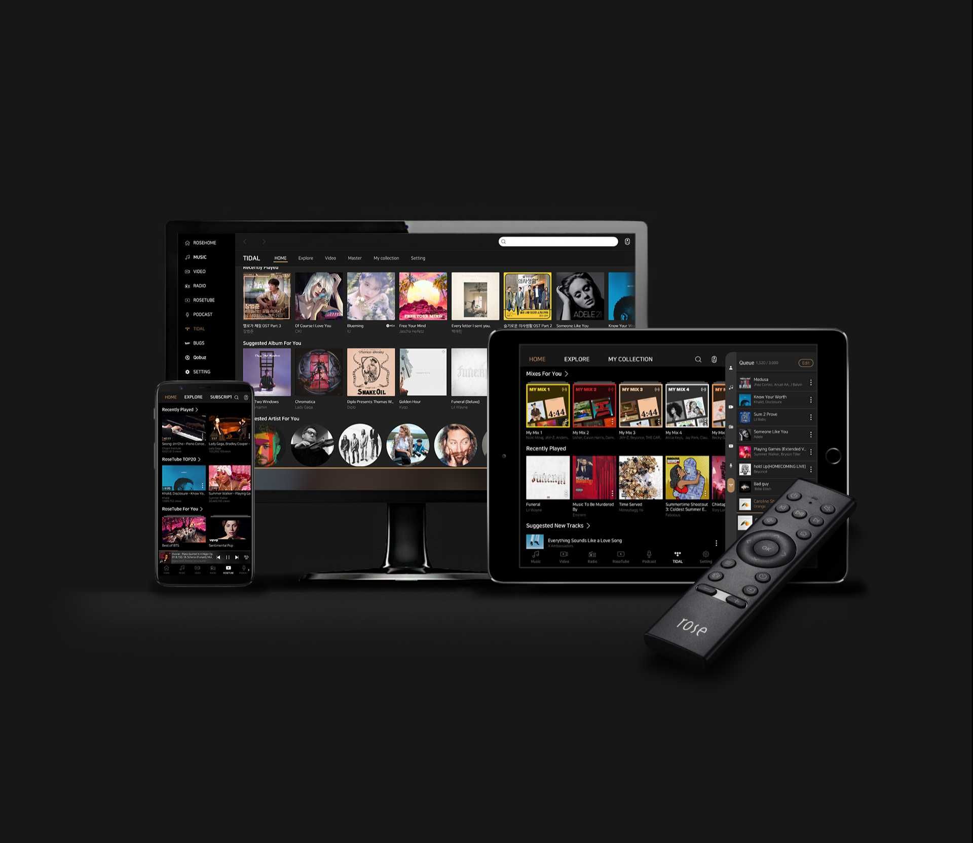 Rose HiFi Rs250A - Streamer