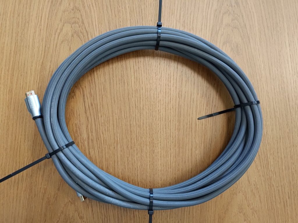 Kabel HDMI 10 metrów UNITEK gruby oplot złote końcówki