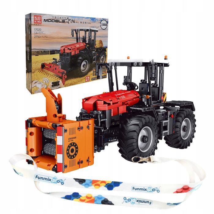 Klocki 2716 el. Traktor zdalnie sterowany technic Mould King 17020