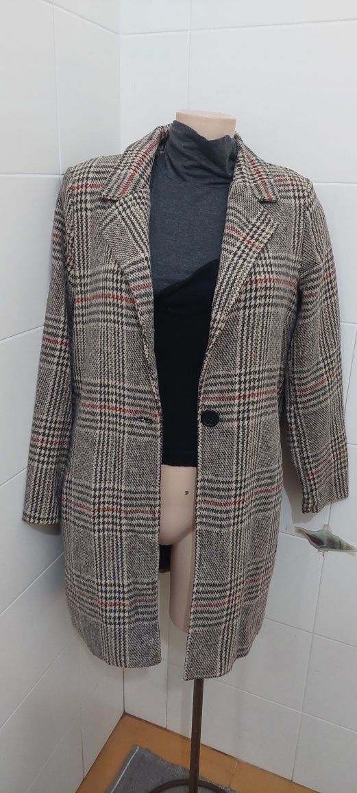 Casaco oversized tamanho S Novo