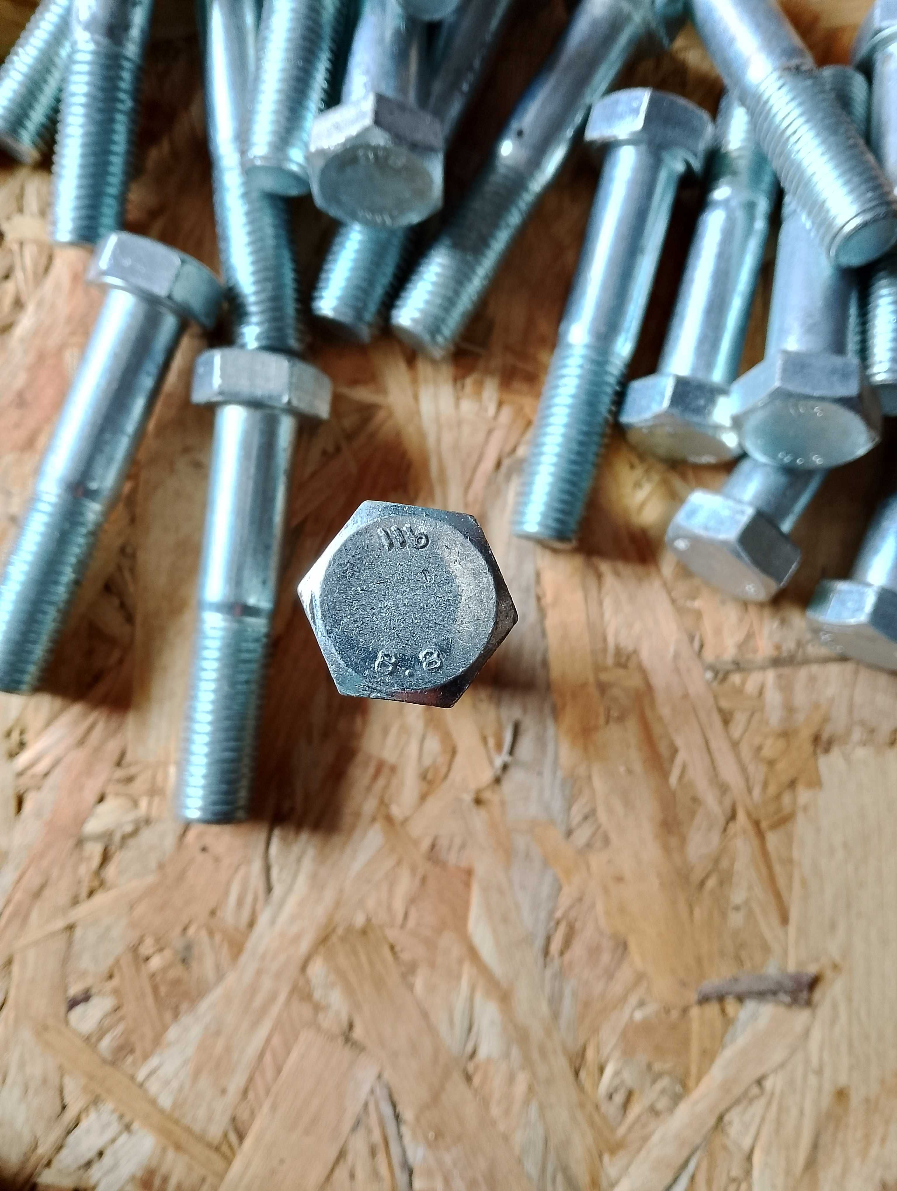 Śruby m16x80 8.8 ocynk 80szt