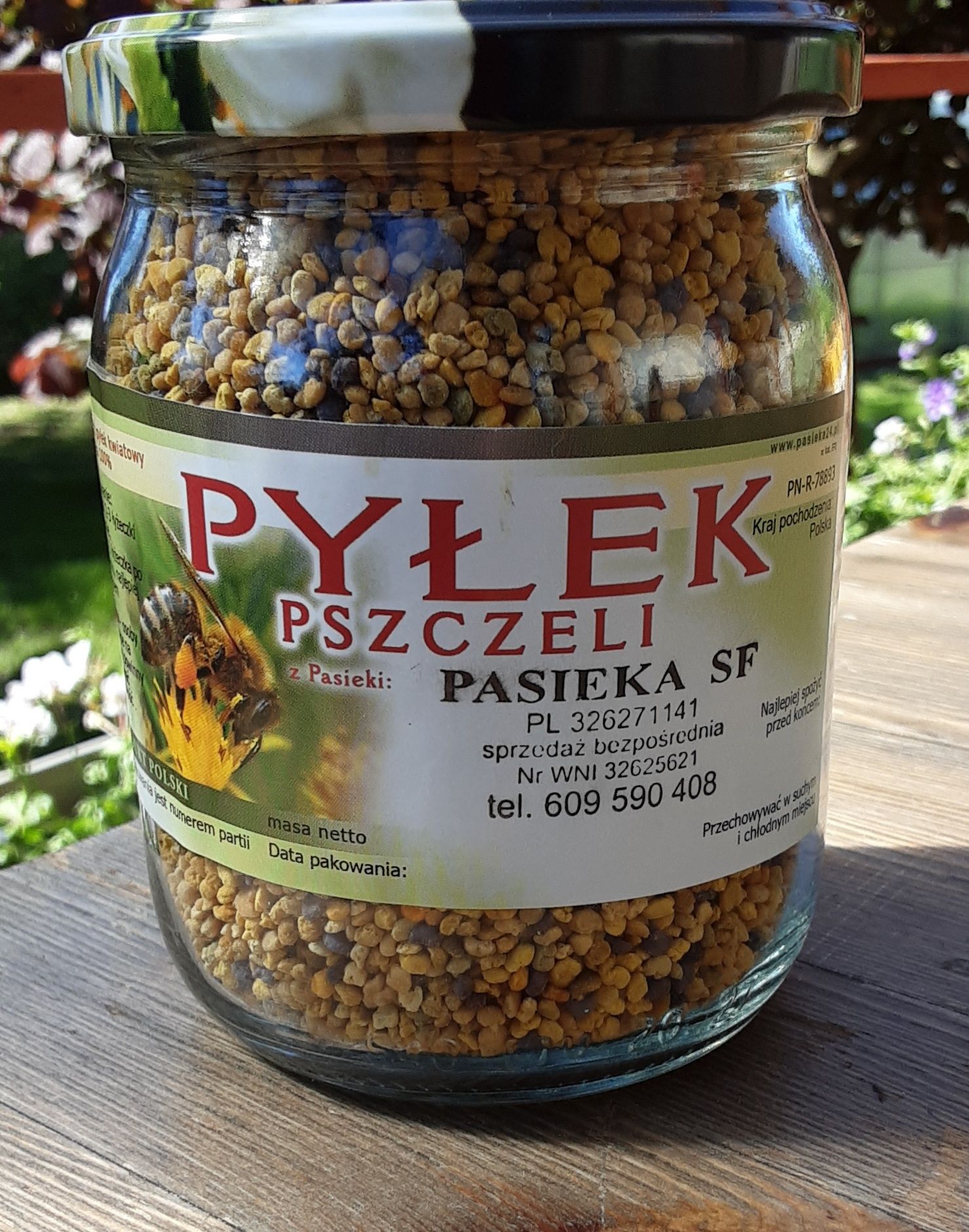 Miód i pyłek pszczeli z mojej pasieki