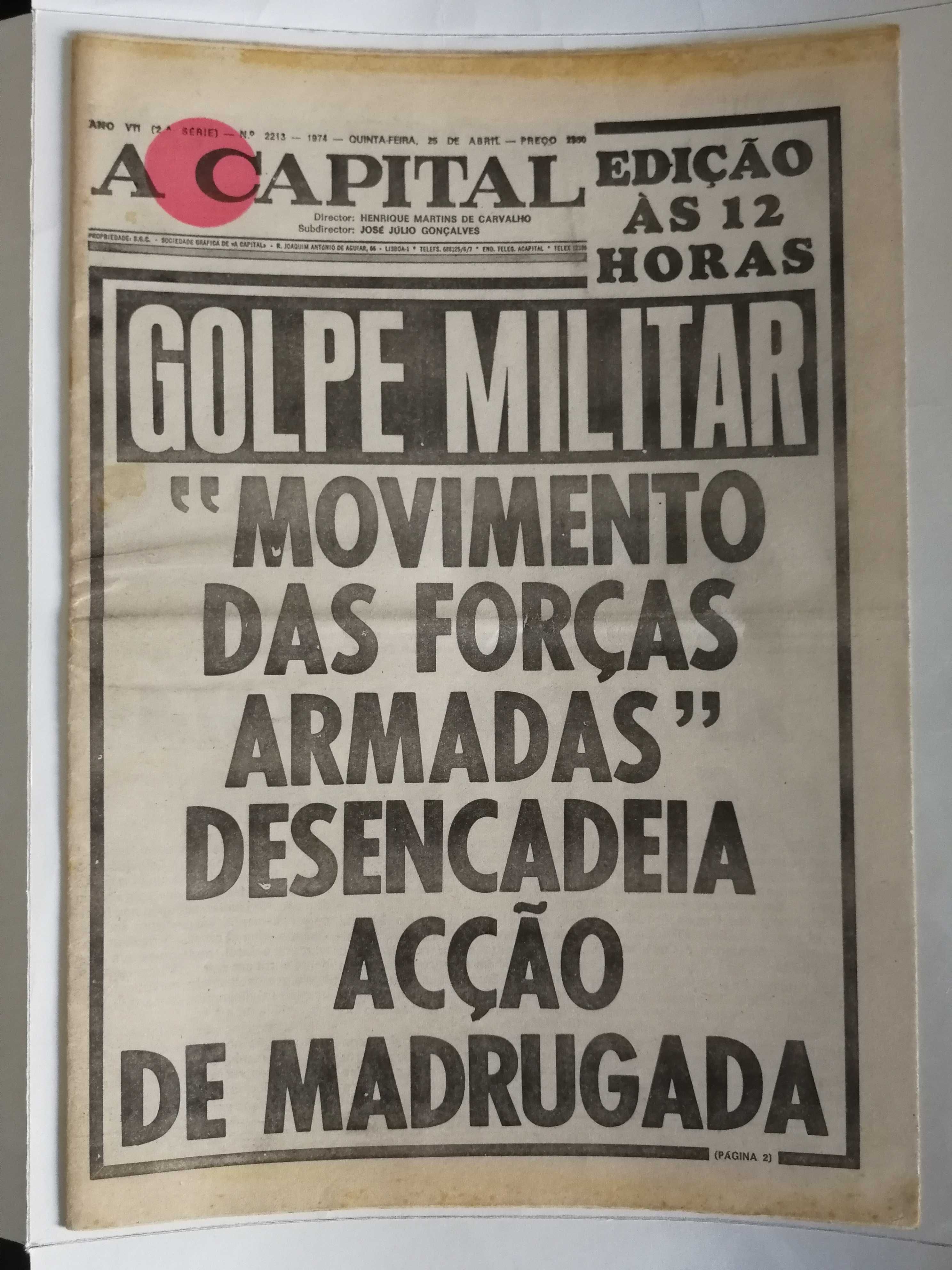 A Capital  25 de abril de 1974