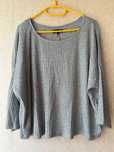 Cienki szary sweter New Look 48 4XL