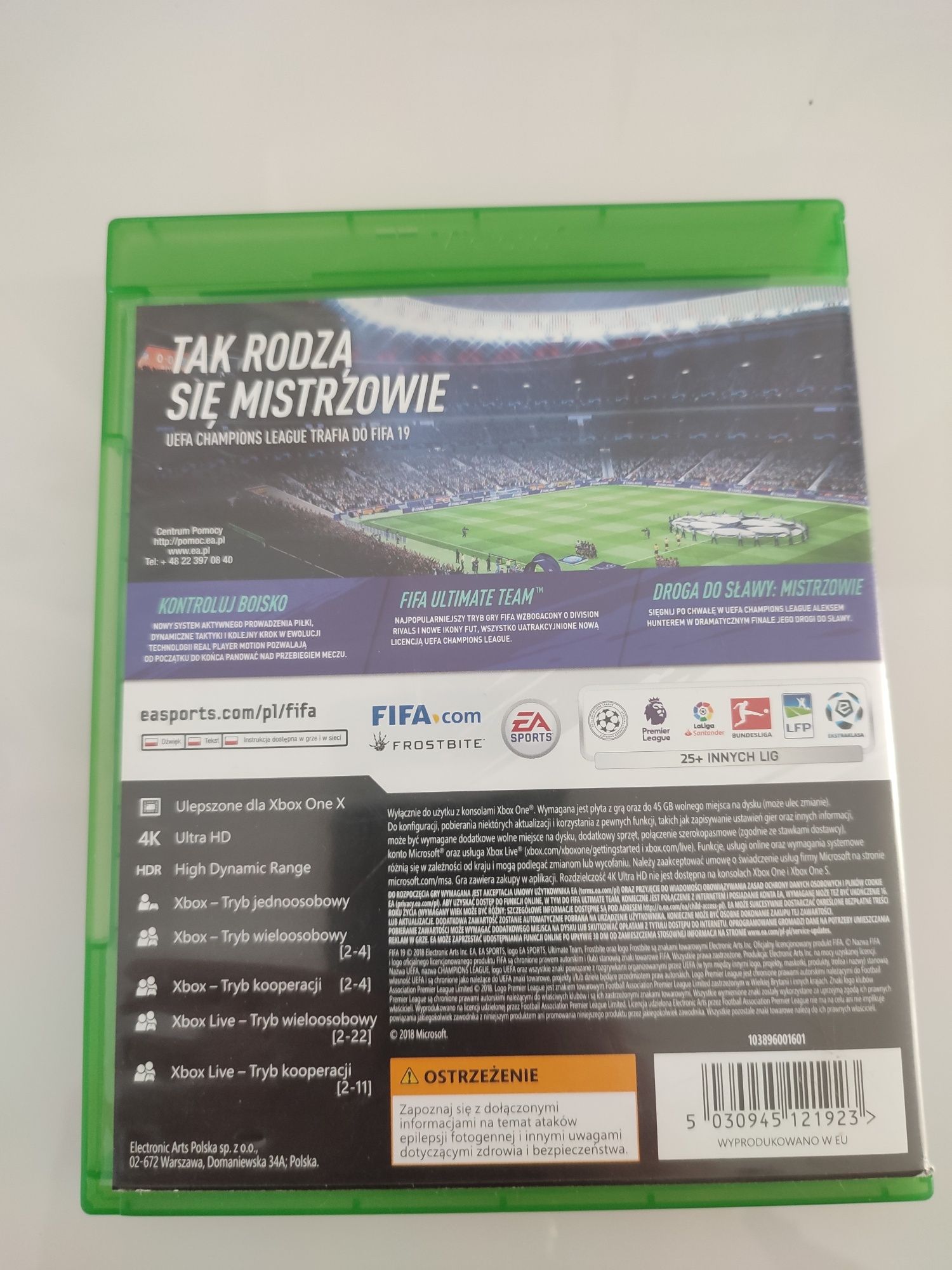 Gra FIFA 19 Xbox One