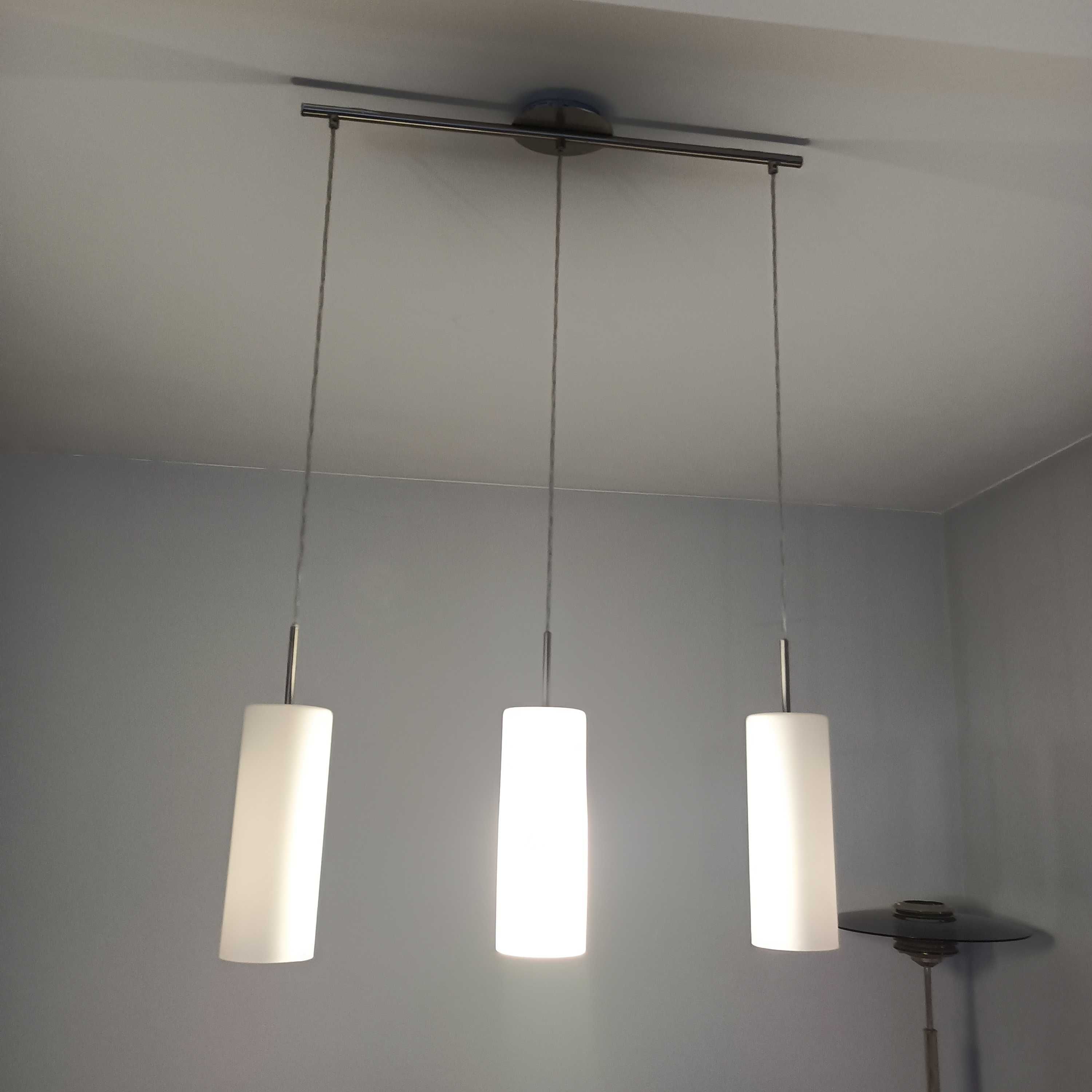 Lampa wisząca biała