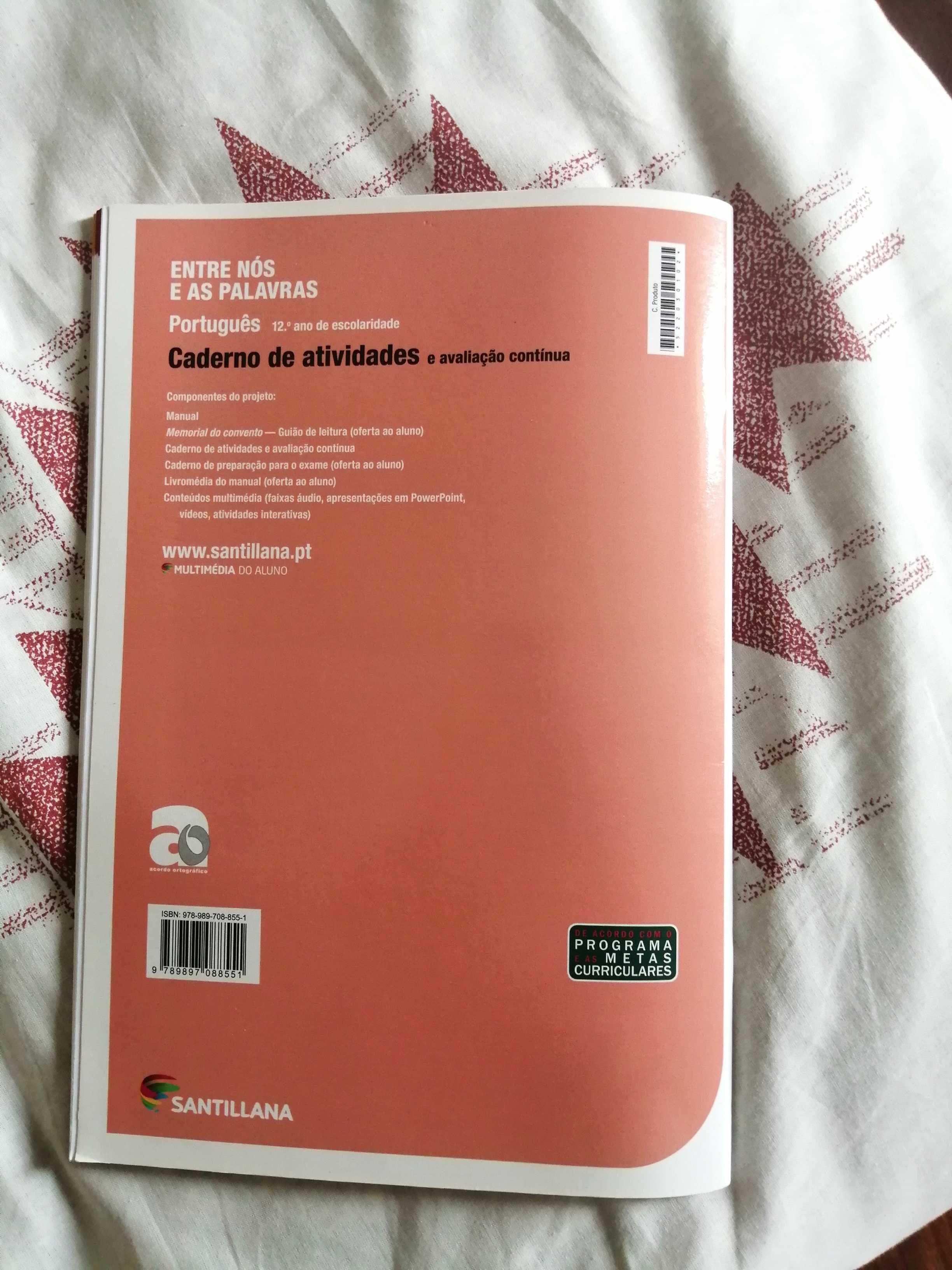 Caderno de atividades de português 12°
