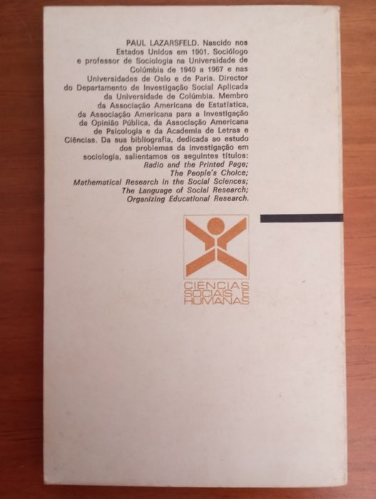 A Sociologia - Paul Lazarsfeld