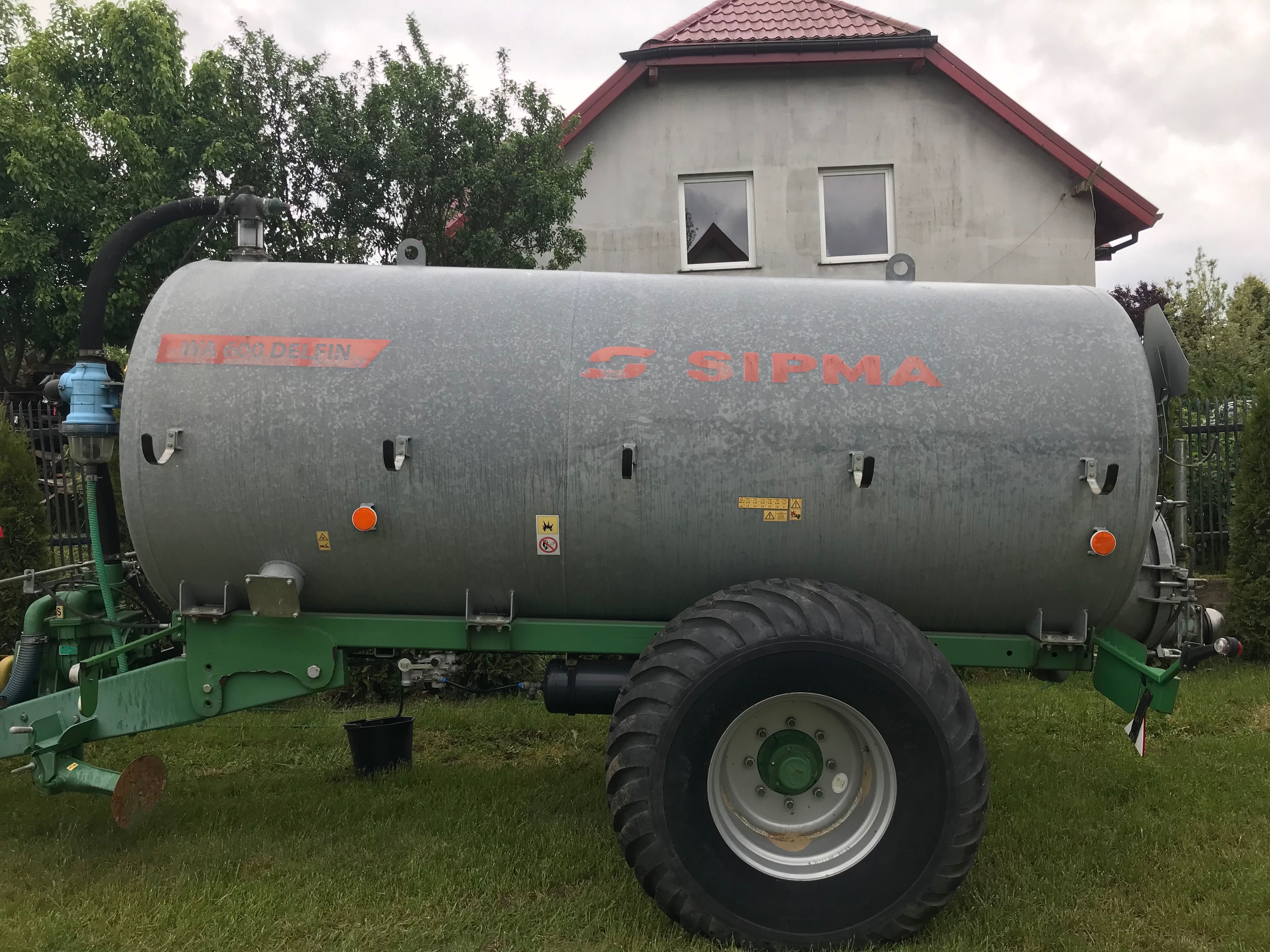 Beczka asenizacyjna Sipma Wa 600 Delfin 6600 L