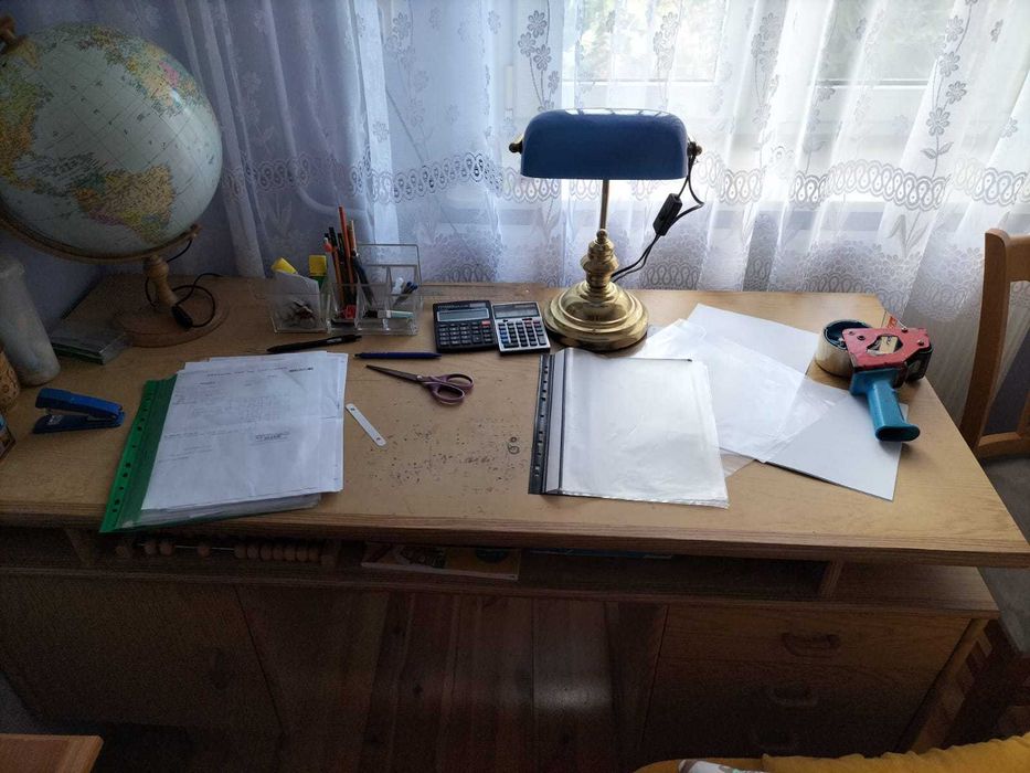 solidne duże biurko warsztatowe stół 140  x 60