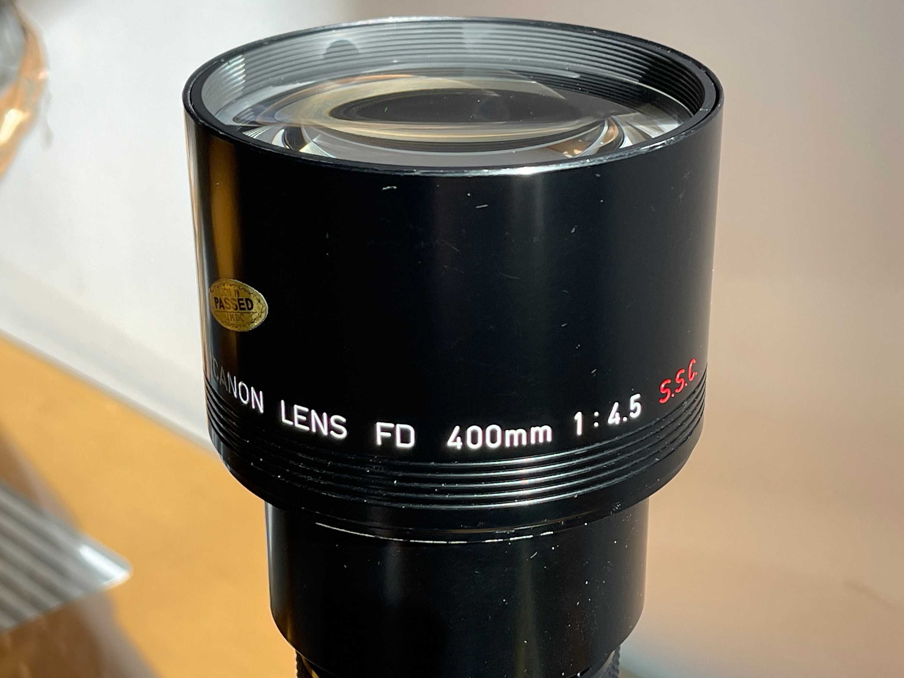Canon FD 400mm f/4.5 SSC Brehlock Stan BDB