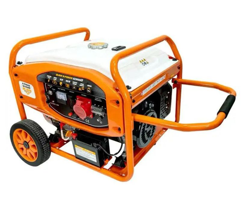 Генератор 7,5 кВт  бензиновий RURIS GE 8000. 1 та 3 фази